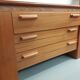 Oak-plated dresser 1980