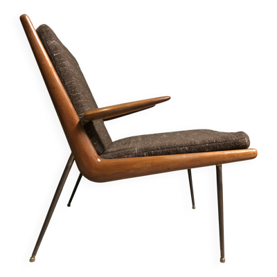 CHAISE BOOMERANG POUR FRANCE & SON PAR HVIDT & MOLGAARD NIELSEN