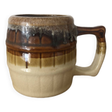 Vintage small brown mug