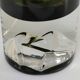 Cylindrical vase green glass Scandinavian design 70s