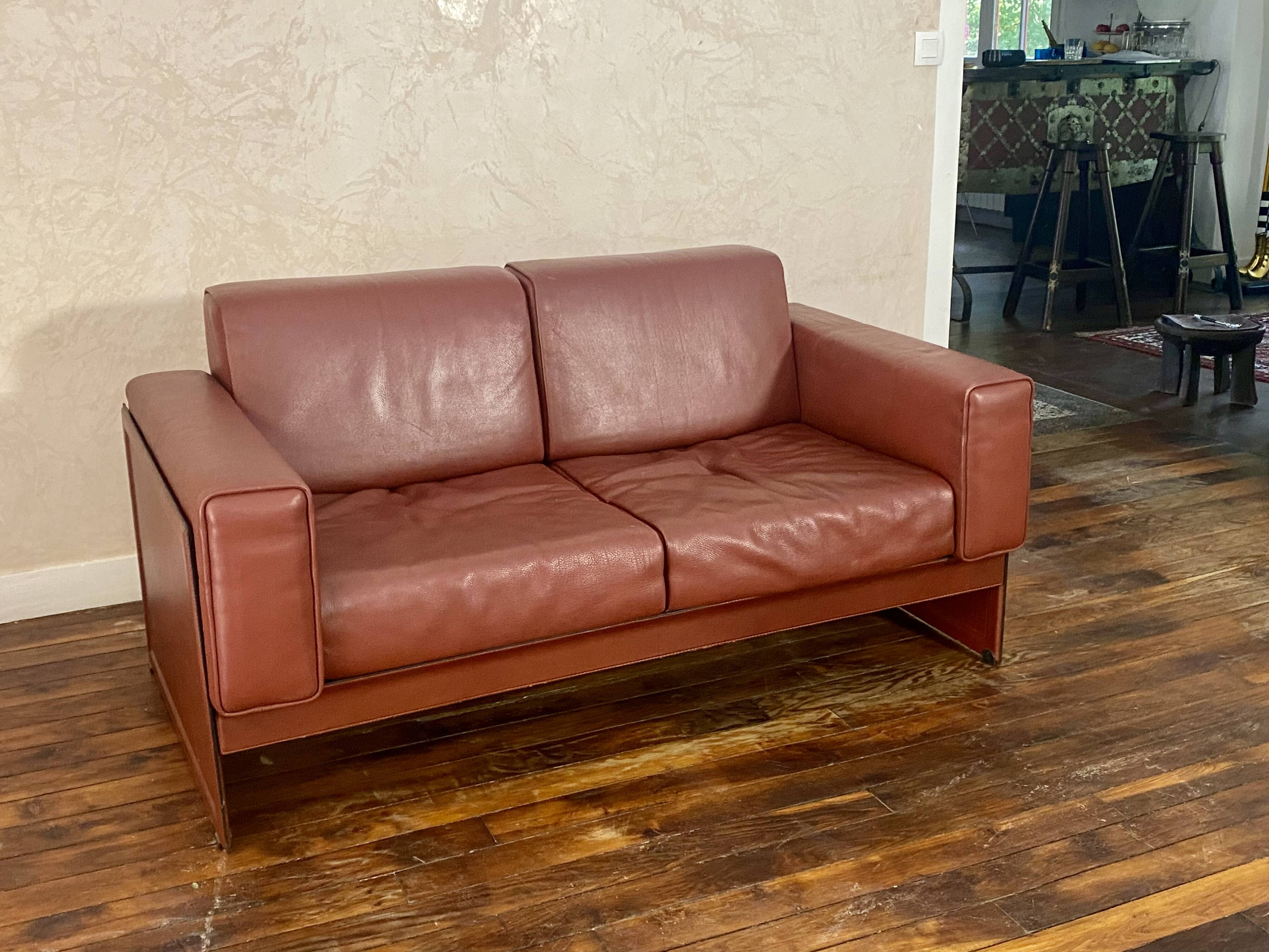 Two-seater canapé Korium KM 3/1 – Tito Agnoli for Matteo Grassi, Italy