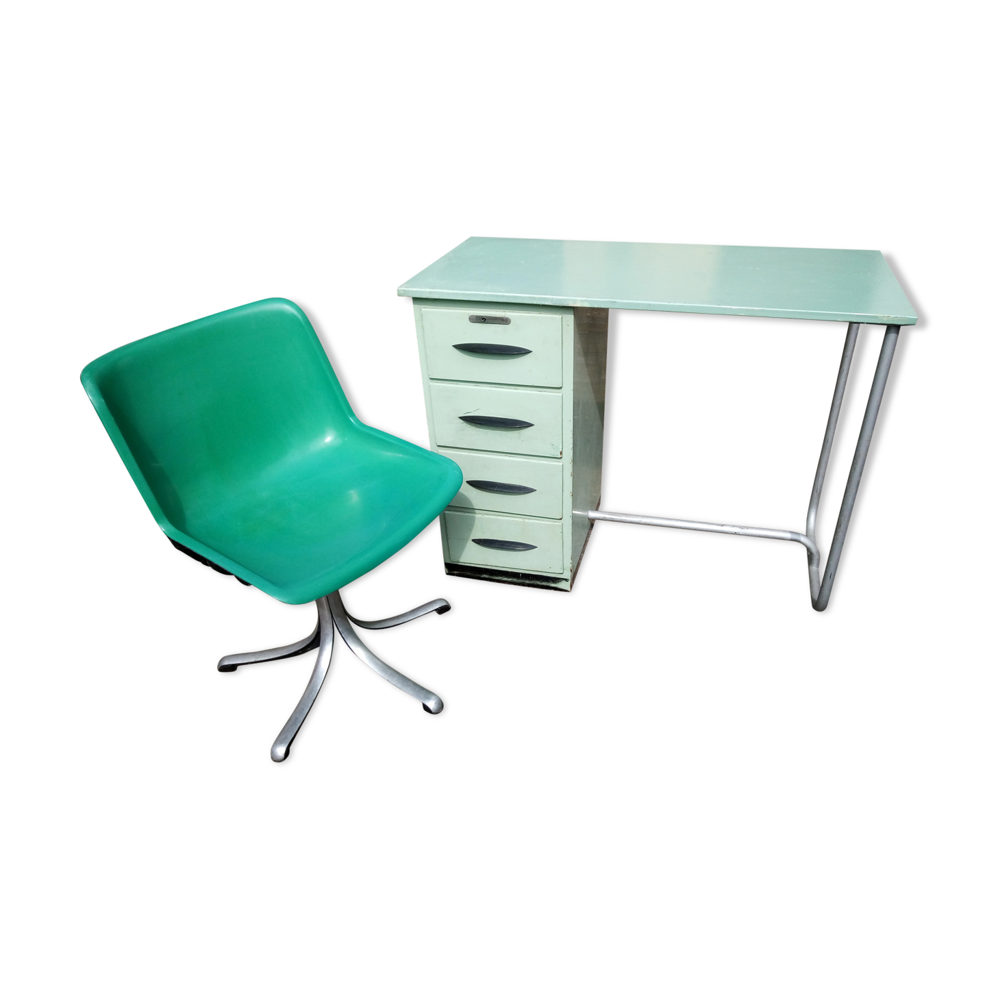 Desk and chair set