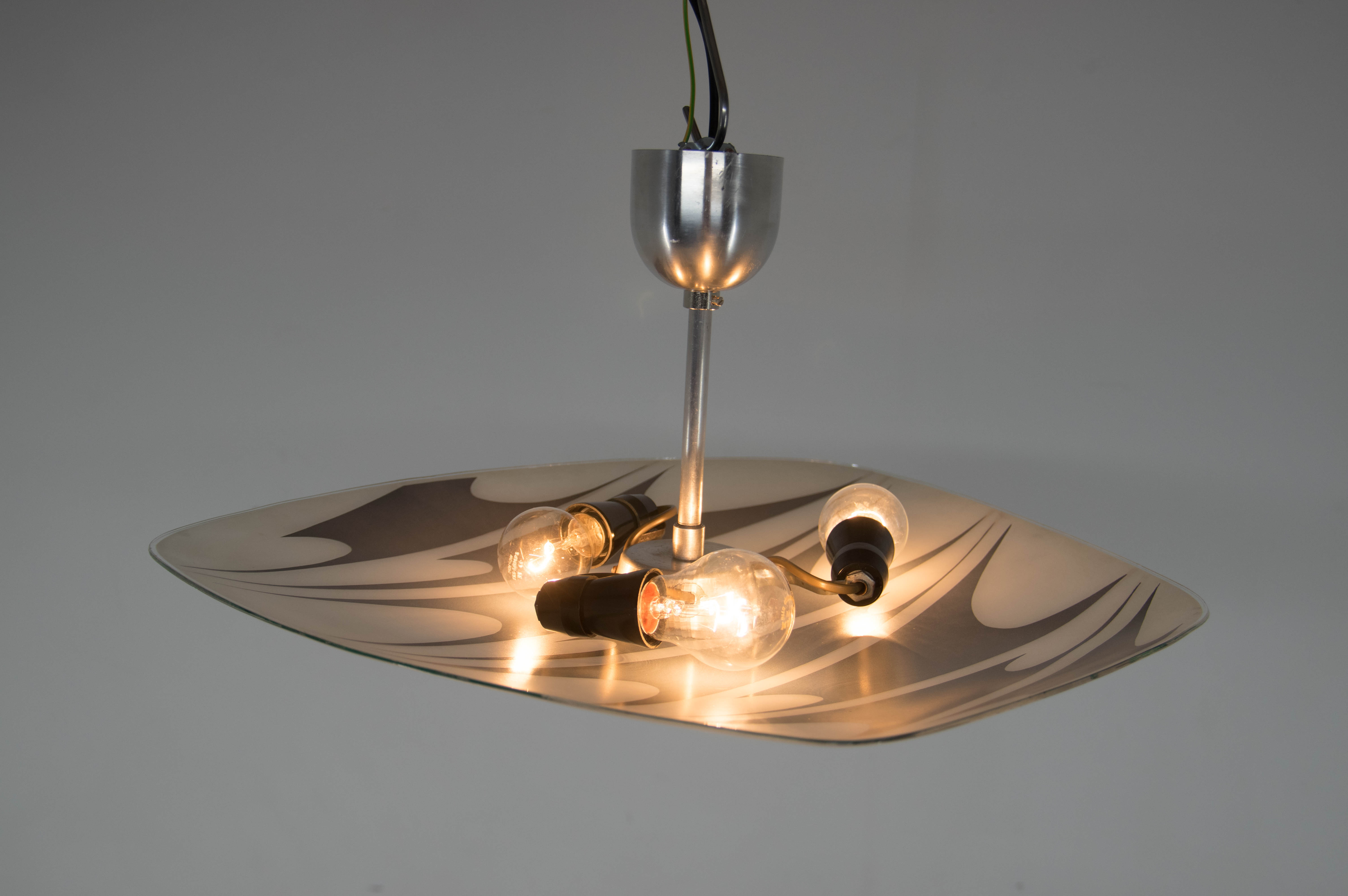 Mid-century design chandelier, 1950