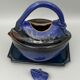 THEIERE VINTAGE PITCHER 1960 BLUE ZOOMORPH SIGNATURE TO IDENTIFY