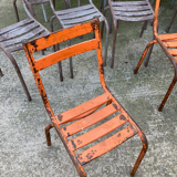 14 metal bistro chairs