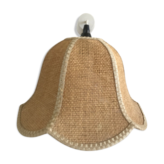 Hanging in the shape of a floral bell