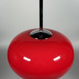 1960s 1970s Pendant Light Glass Ceiling Lamp Space Age Design