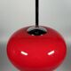 1960s 1970s Pendant Light Glass Ceiling Lamp Space Age Design