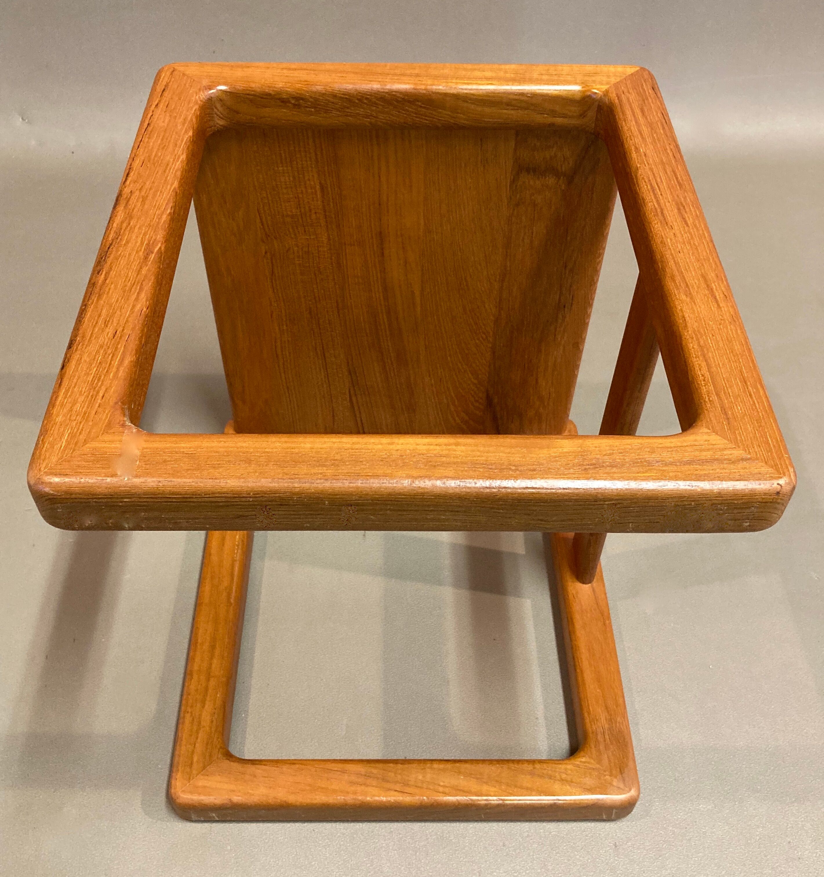 Pair of side tables Scandinavian design 1950s