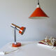 Lampe de bureau orange
