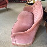 Velvet sofa