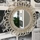 Rattan Sun mirror 58 x 58 cm