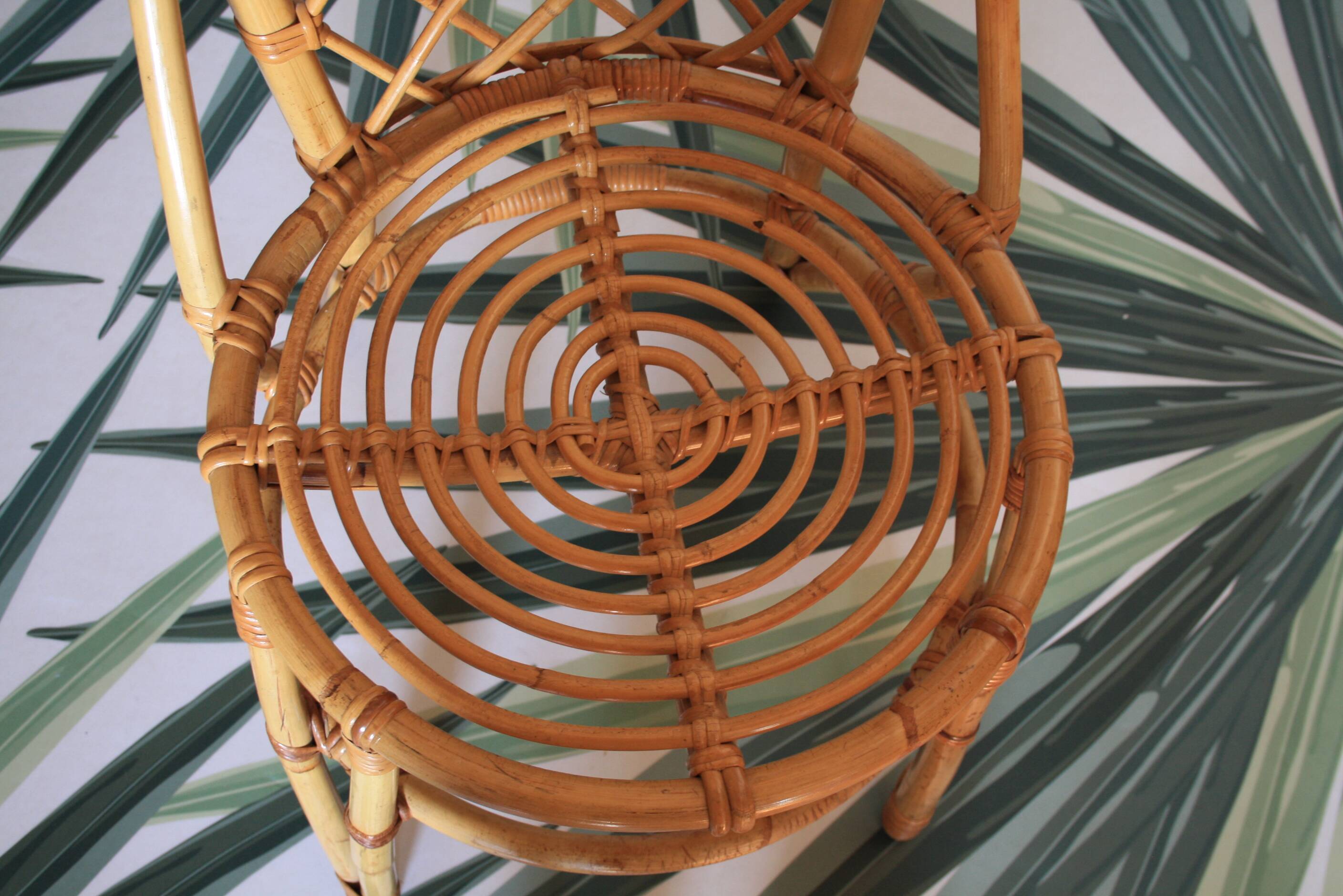 Louis Sognot rattan chair