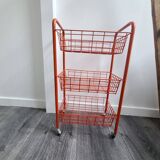 Desert / vintage rolling cart with chrome caster