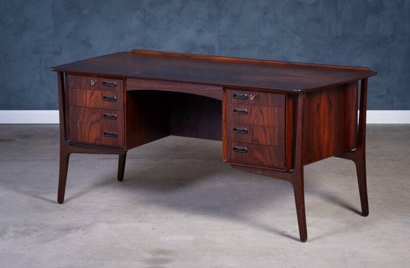Vintage Desk in Rosewood by Svend Åge Madsen for HP Hansen, 1960s