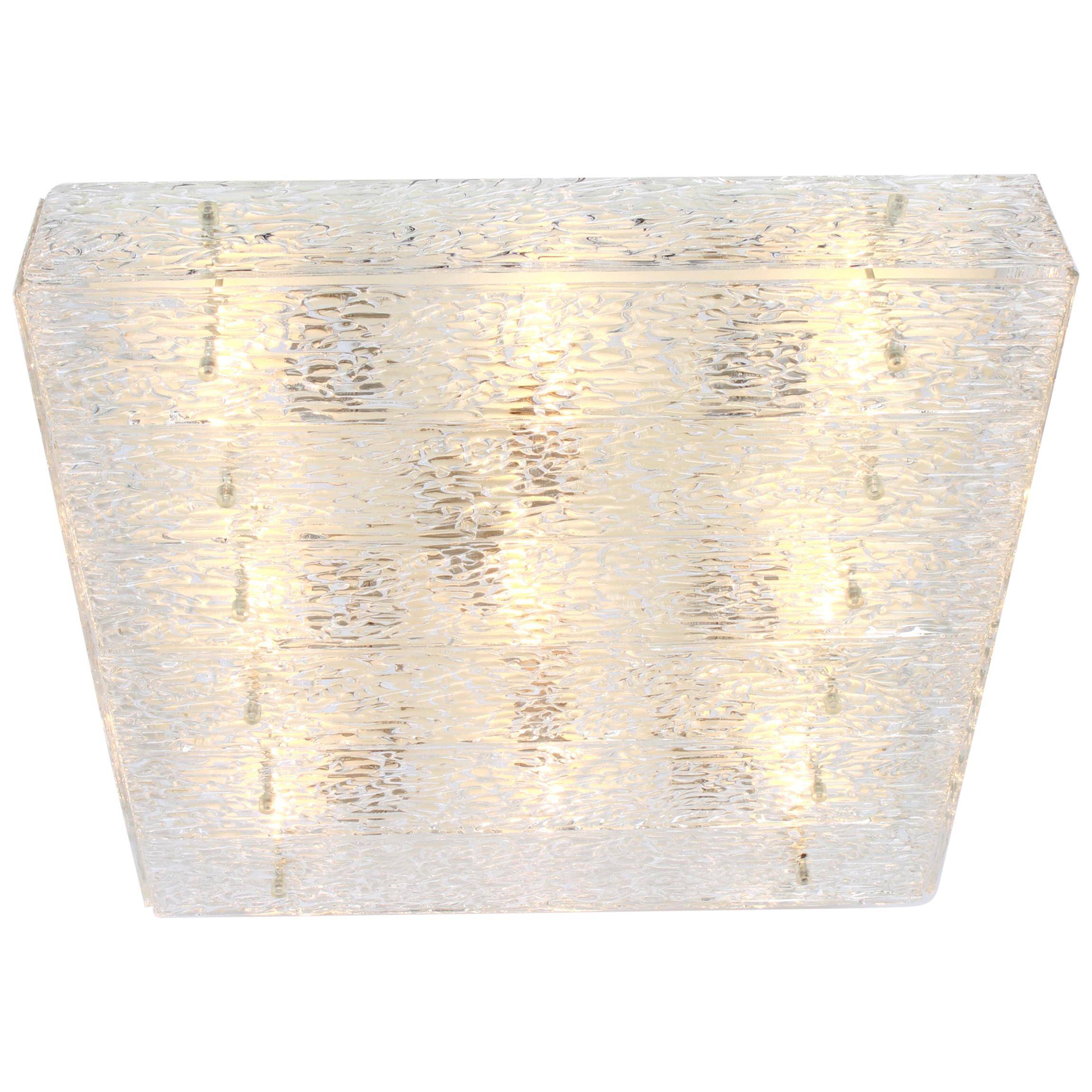 Large Murano glass ceiling light by Kalmar, Austria, 1960s.