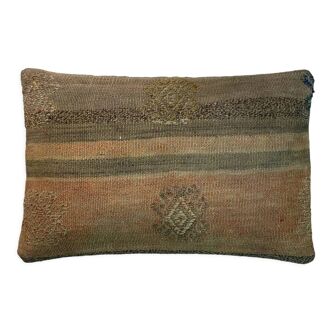 Housse de coussin vintage turque faite à la main, 30 x 50 cm