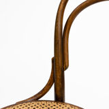 Chair No. 14 in curved wood and Fischel tanned seat