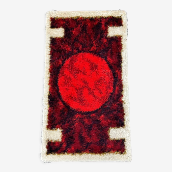 60s 70s rug carpet by Hojer Eksport Denmark