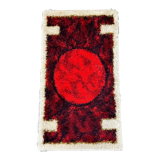 60s 70s rug carpet by Hojer Eksport Denmark