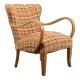 Sculptural Scandinavian Modern armchair, 1950’s