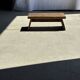 Small low bench in old teak from Indonesia H16 L39