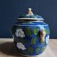 Mélarti Porcelain Vase with Lid - Hand-Painted Covered Pot