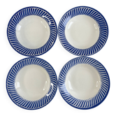 4 assiette creuses Sarreguemines Jacquot