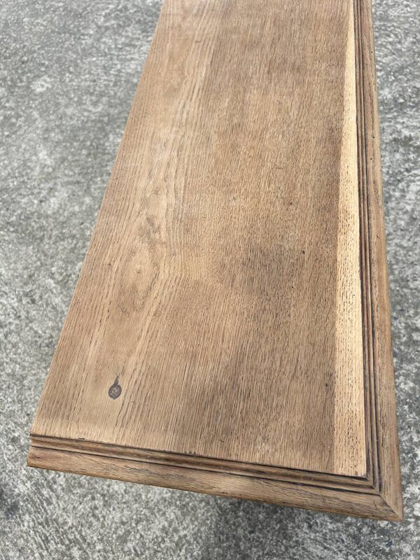 Buffet bas, bar, meuble rangement, bois, pieds compas,