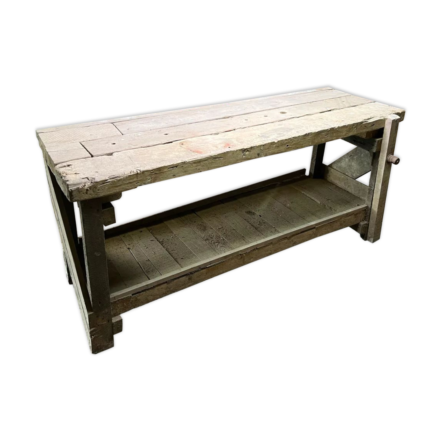 Établi vintage bois