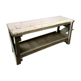 Vintage wooden workbench