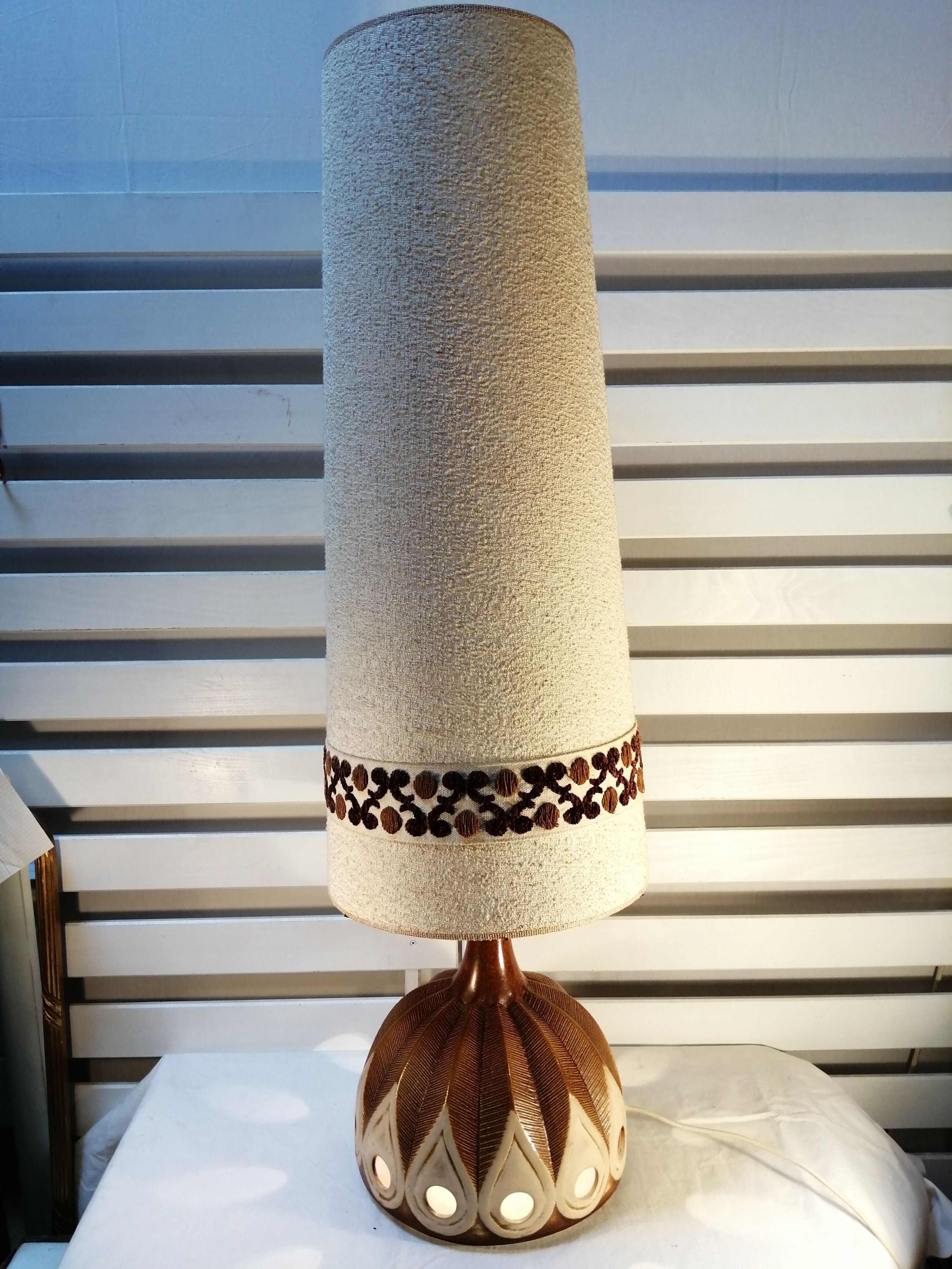 Vintage XXL ceramic table lamp