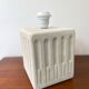 White stone lamp base
