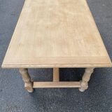 Table à manger de ferme extensible rénovée en bois 260cm