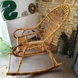 Rattan rocking chair