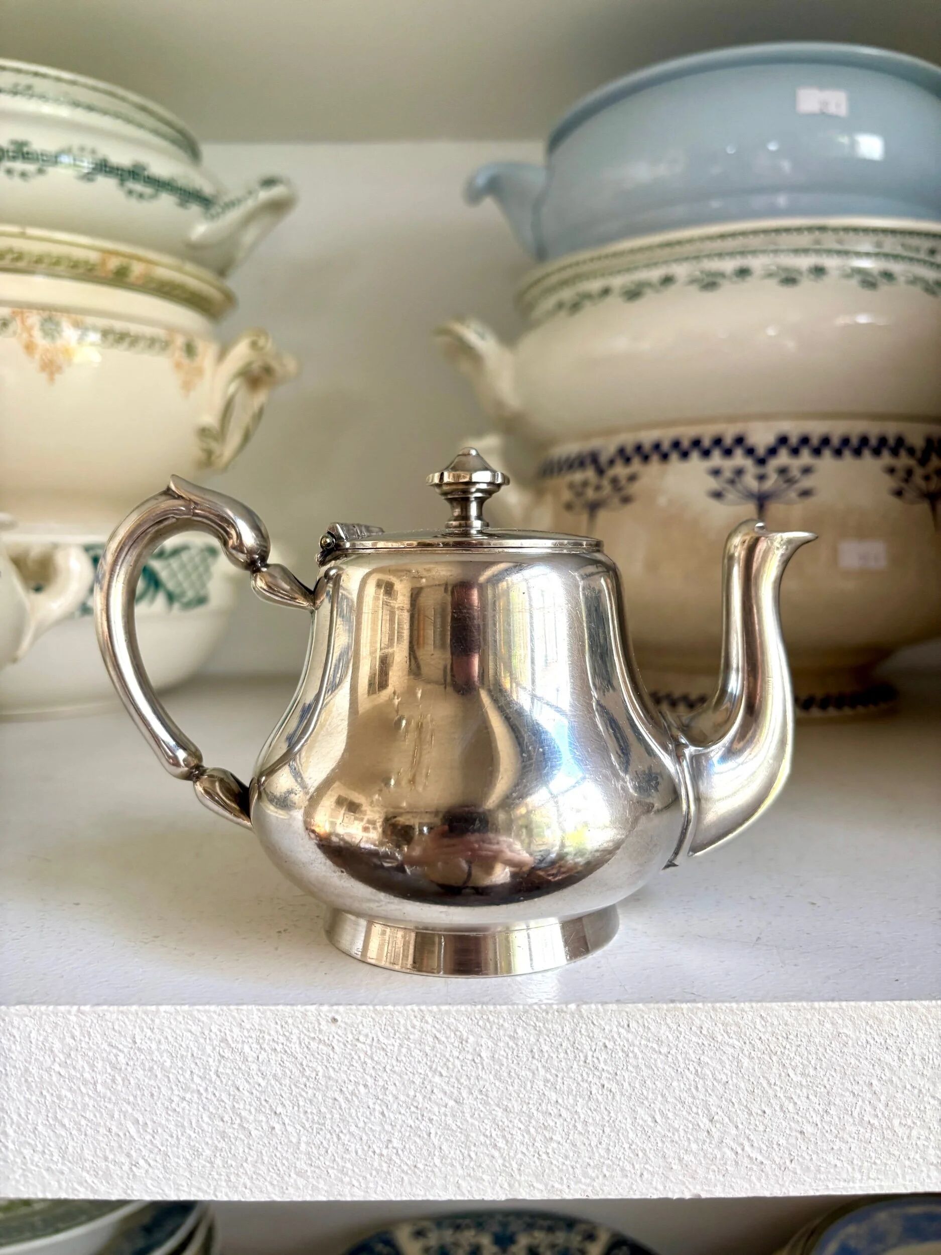 Selfish Christofle silver-plated jug
