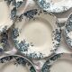 8 “Marie Louise” ironstone soup plates from Saint Amand and Hamage