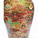 Vase with Cigar Ring Decorations – Folk Art, around 1900