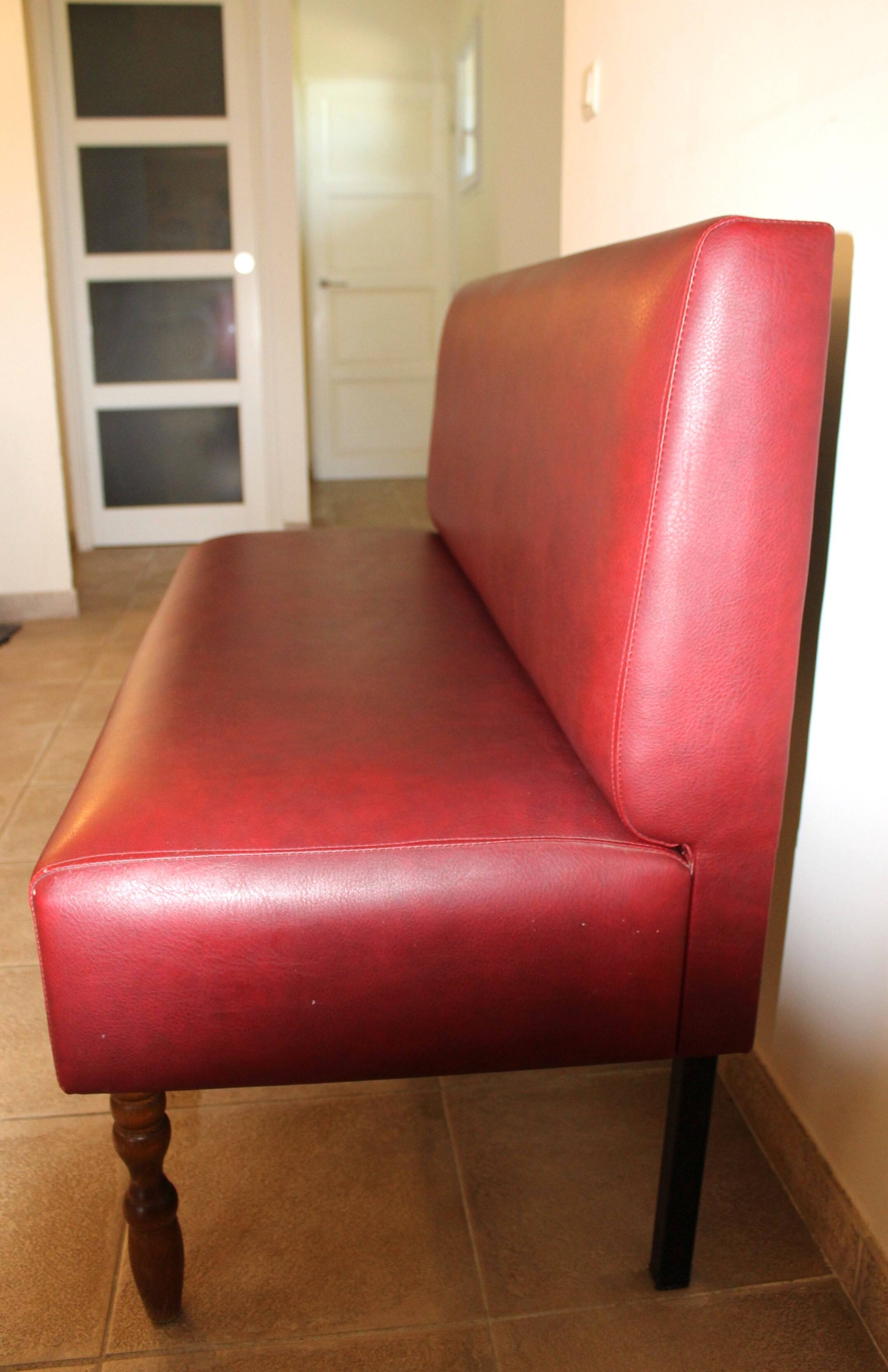 Authentic vintage bistro bench n°2