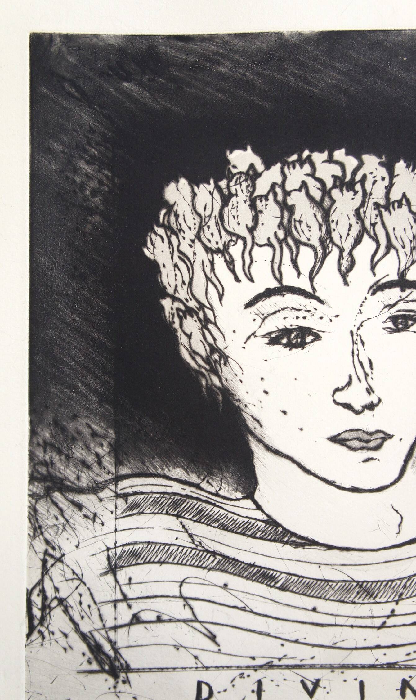 Yujiro OTSUKI (1948-), original signed print, 1983