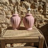 Paire de pieds de lampes de chevets