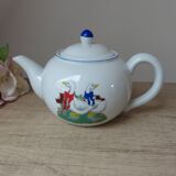 Rare teapot and cups ctc design atlanta usa in earthenware duck model