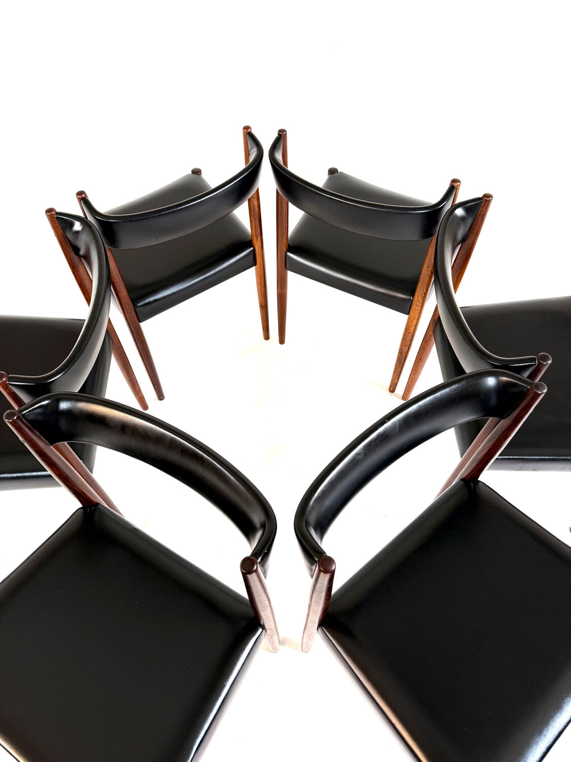 6x vintage Danish chair in Rosewood ‘60