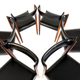 6x vintage Danish chair in Rosewood ‘60