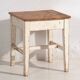 Antique white wooden bedside table (circa 1920)