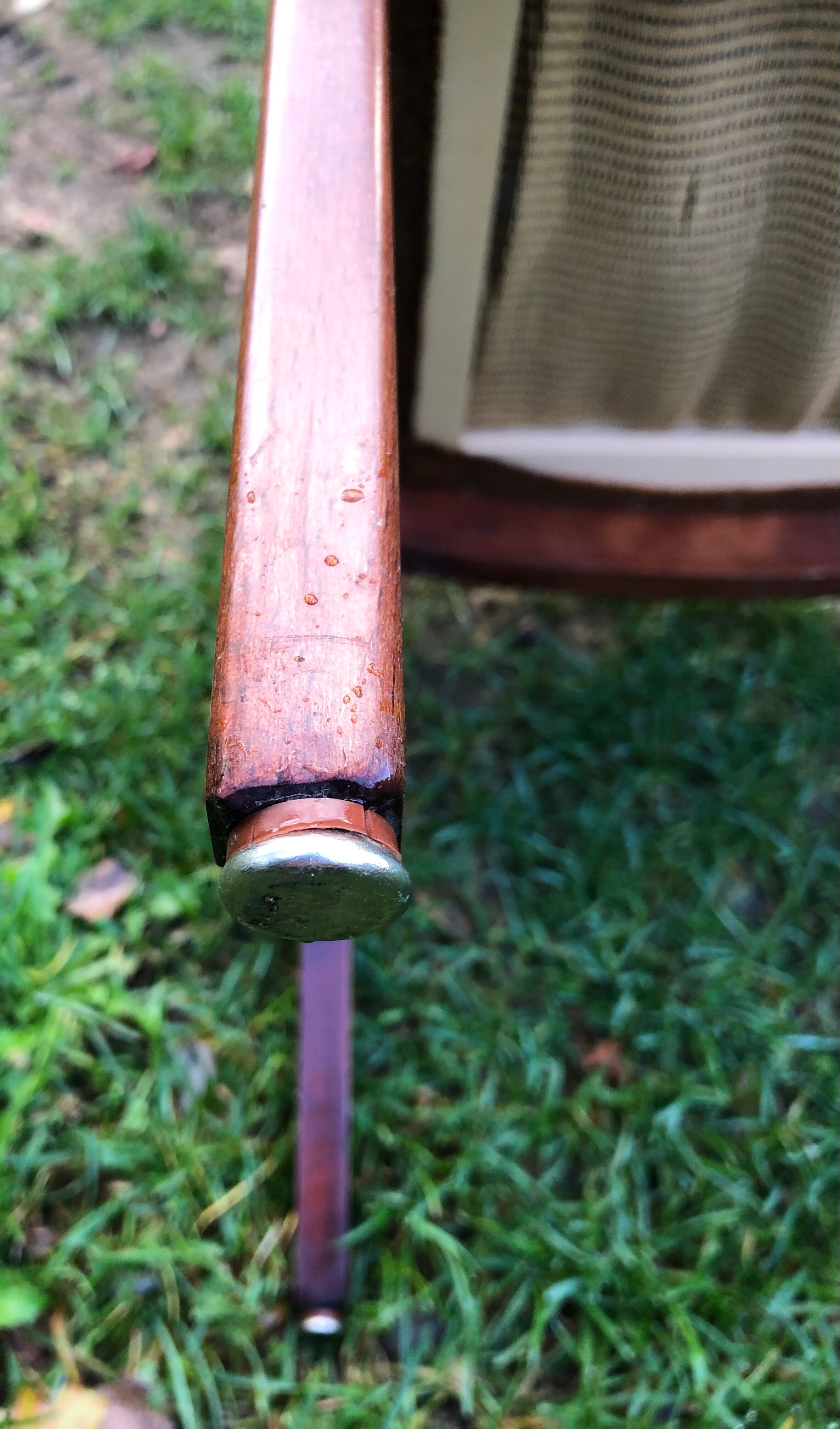 Chaises tissus chiné vintages