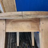Vintage farmhouse coffee table with flap