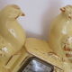 Art deco pendulum decorative ceramic doves