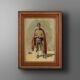 Peinture d'un homme vers 1850
