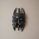 Decorative mask hand carved in tribal ethnic painted wood